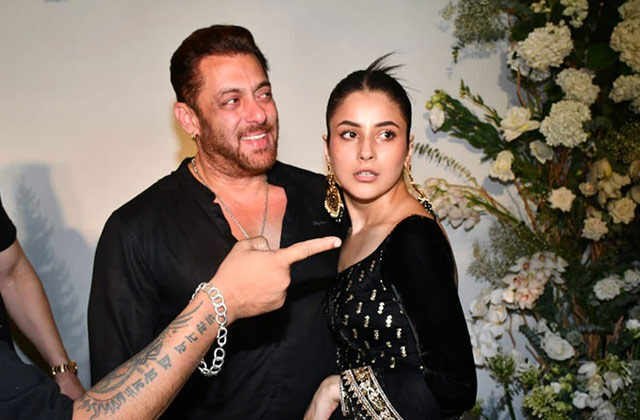 Salman Khan-Shehnaaz Gill at Arpita Khan Eid Party