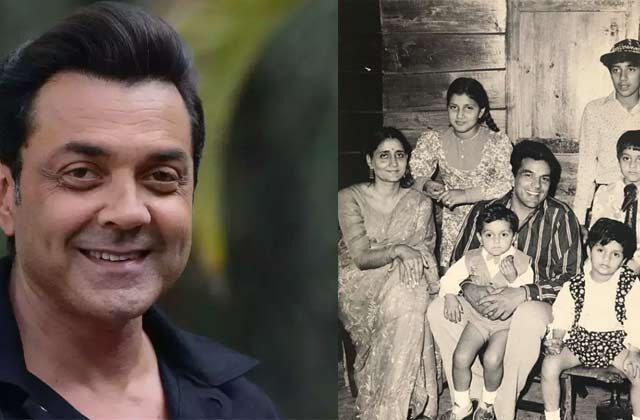 Bobby Deol shares unseen childhood photo with Dharmendra, Sunny Deol