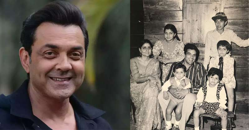 Bobby Deol shares unseen childhood photo with Dharmendra, Sunny Deol