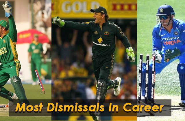 Most Dismissals In Career