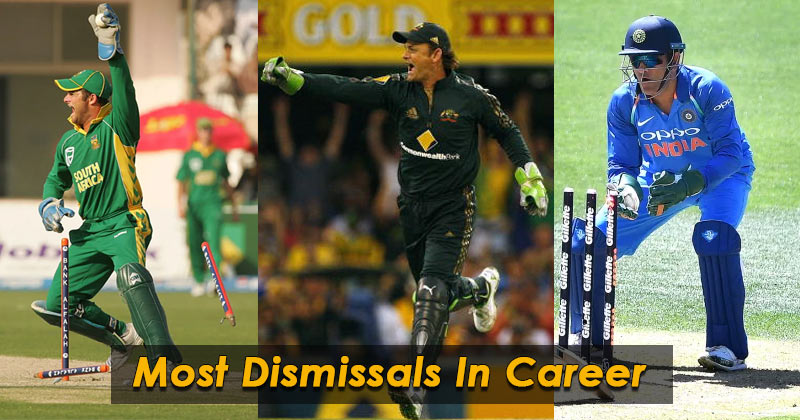 Most Dismissals In Career
