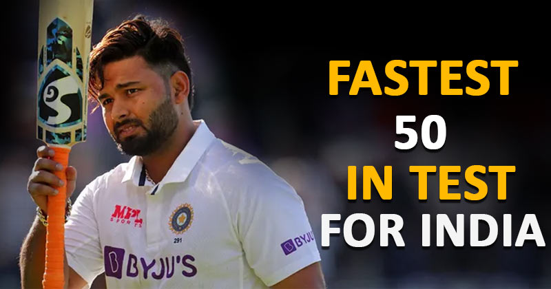 Fastest 50 In Test For India