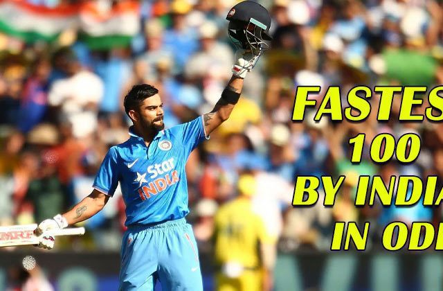 Fastest Century by Indians in ODIs