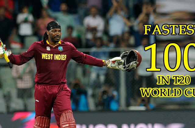 Fastest Century in T20 World Cup