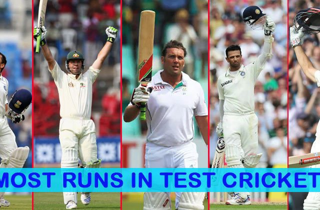 Most Runs in Test Cricket