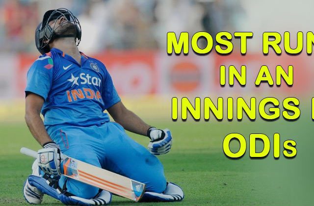 Most Runs in an Innings in ODI