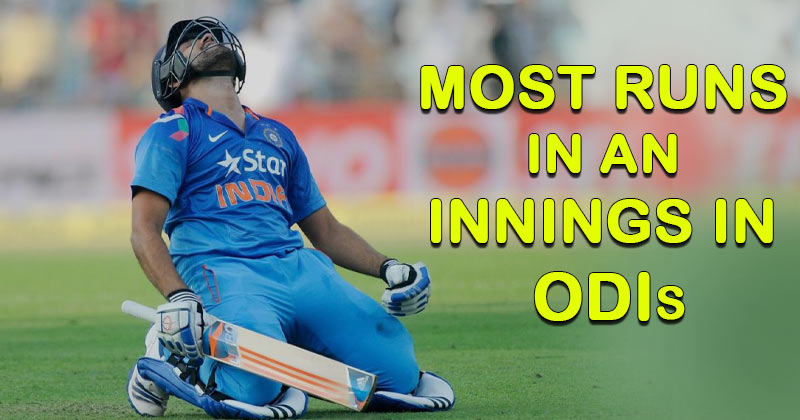 Most Runs in an Innings in ODI