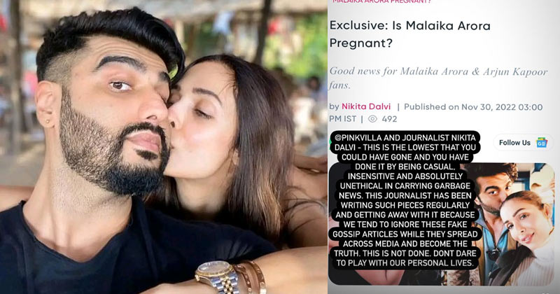 Arjun Kapoor slams Malaika Arora's pregnancy rumours