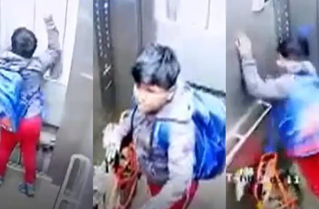 Child Stuck in Lift