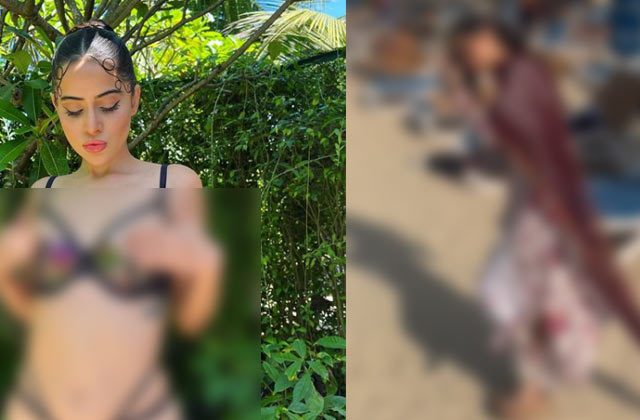 Uorfi Javed ditches bikini for salwar suit on the beach