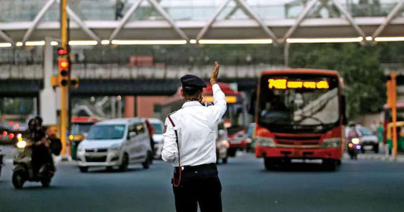 Delhi Over Speeding And Red Light Violation Camera Challan Issued Status