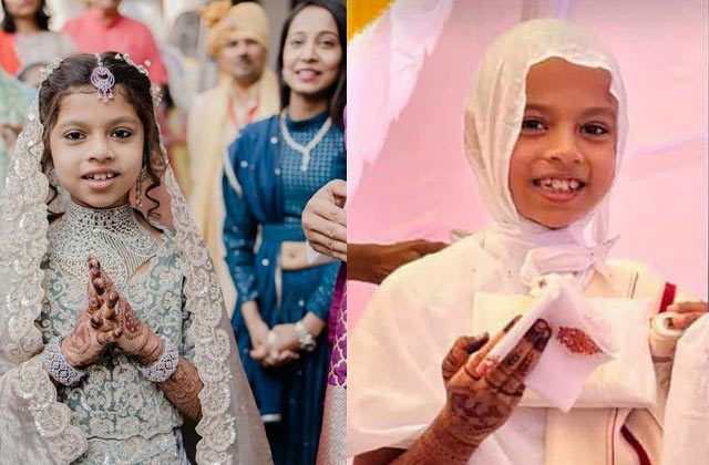 9-yr-old daughter of Gujarat diamond merchant embraces monkhood