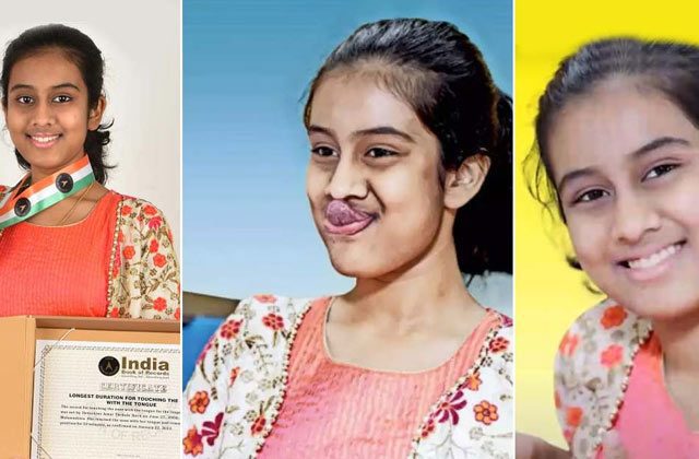 Devashree Amar Thokale Sets Asian Record For Touching Nose