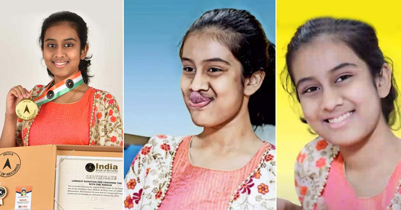 Devashree Amar Thokale Sets Asian Record For Touching Nose