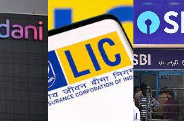 LIC, SBI Life Insurance among top losers, Adani Group stocks tumble