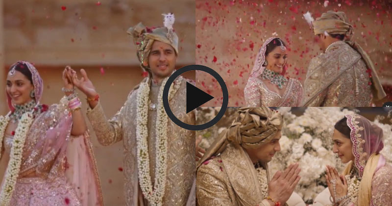 Kiara Advani and Sidharth Malhotra's first wedding Video