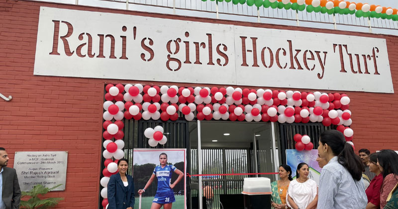 Stadium named after hockey star Rani Rampal