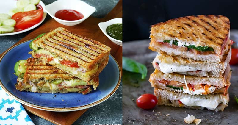 Veg Grilled Sandwich Recipe In Hindi