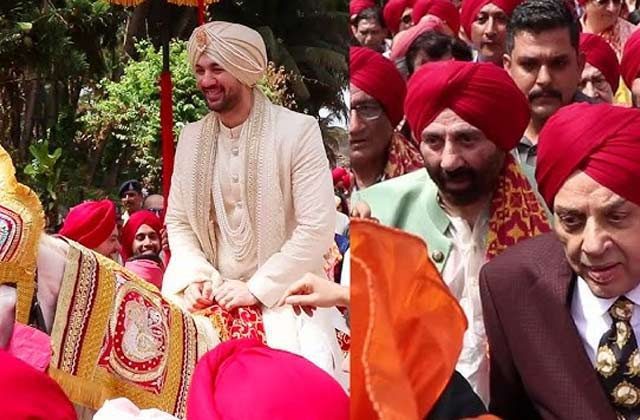 Karan Deol Wedding Reception Photos Videos