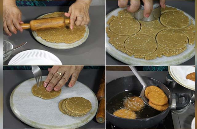 Gur Atta Papdi recipe in hindi