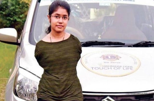 Kerala woman born without hands gets four-wheeler driving license