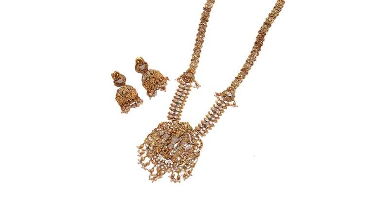 Temple Radha-Krishna Jewelery Design